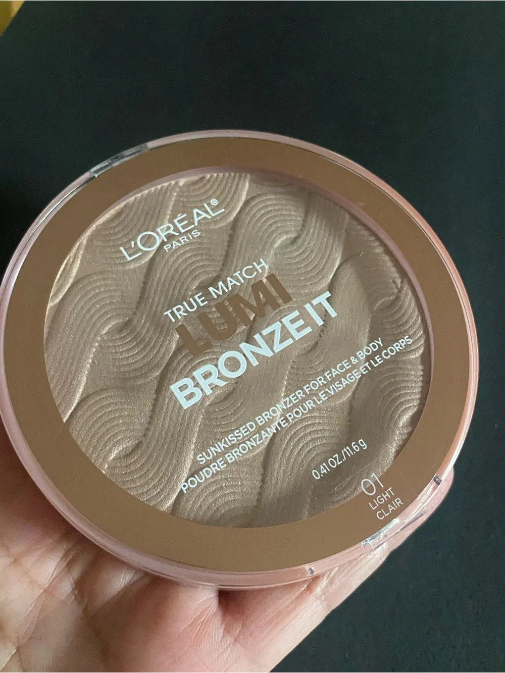 Loreal Paris True Match LUMI Bronze It Sunkissed Glow Bronzer # 01 Light Clair